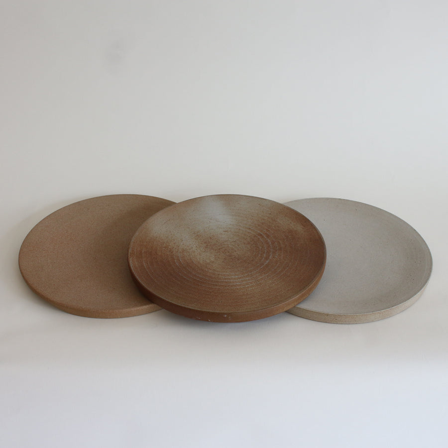 Ebony Heidenrich 'Raw' Dark Brown Plate