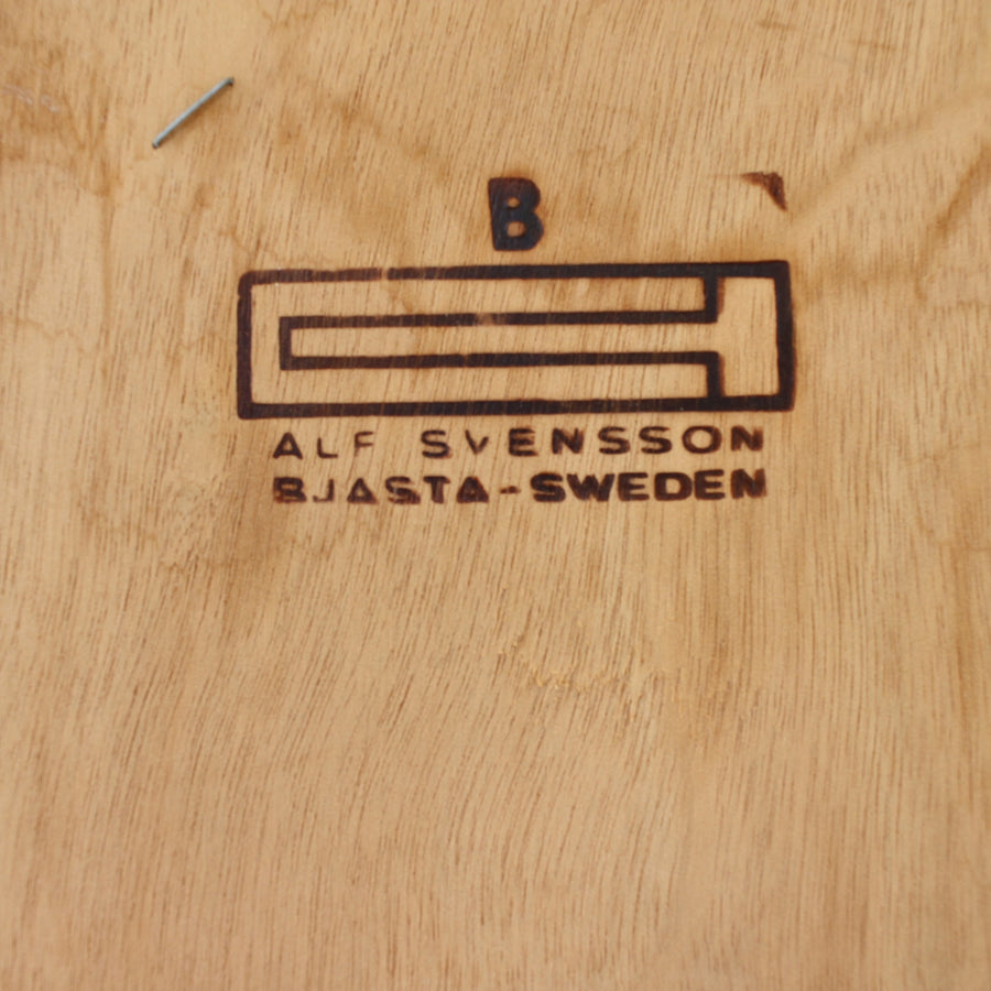 Swedish oak wall unit by Alf Svensson