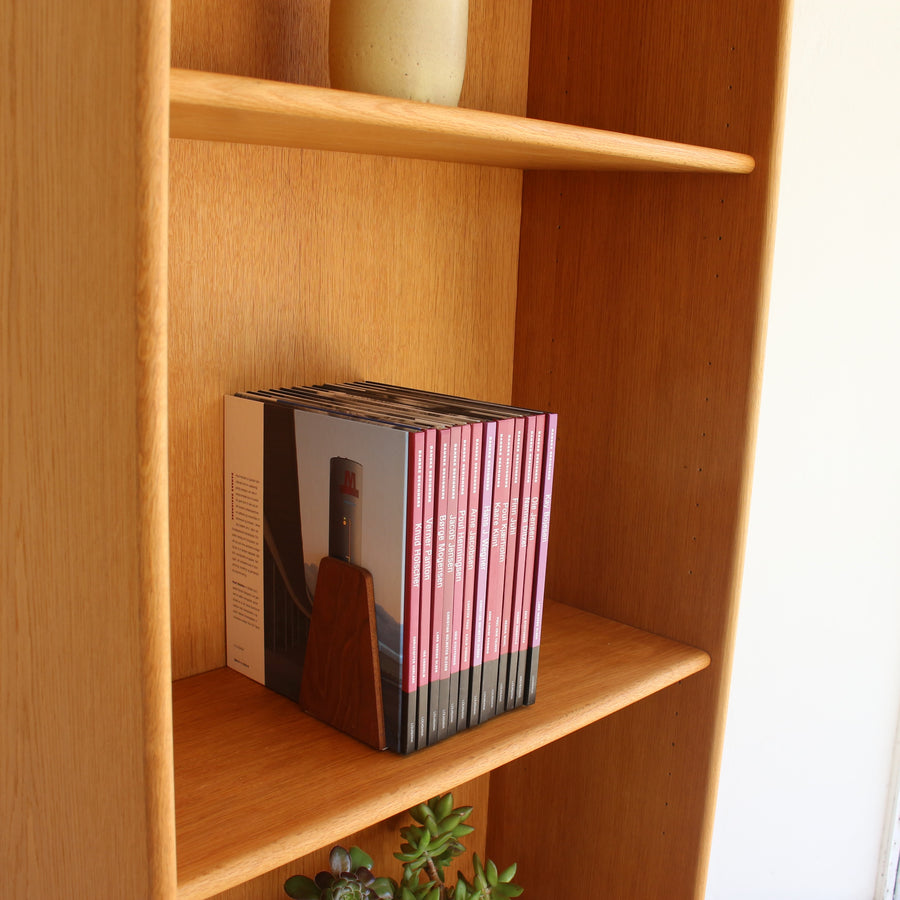Swedish oak wall unit by Alf Svensson