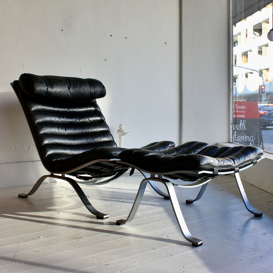 Ari chair and ottoman by Arne Norell