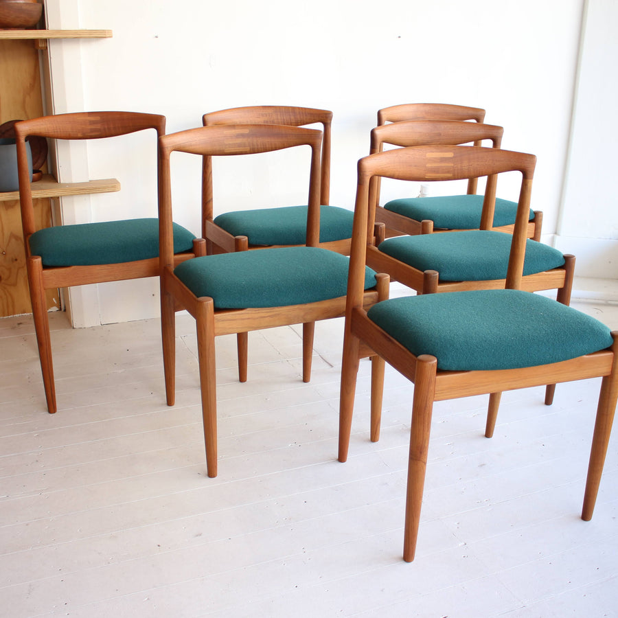 Arne Vodder teak dining chairs