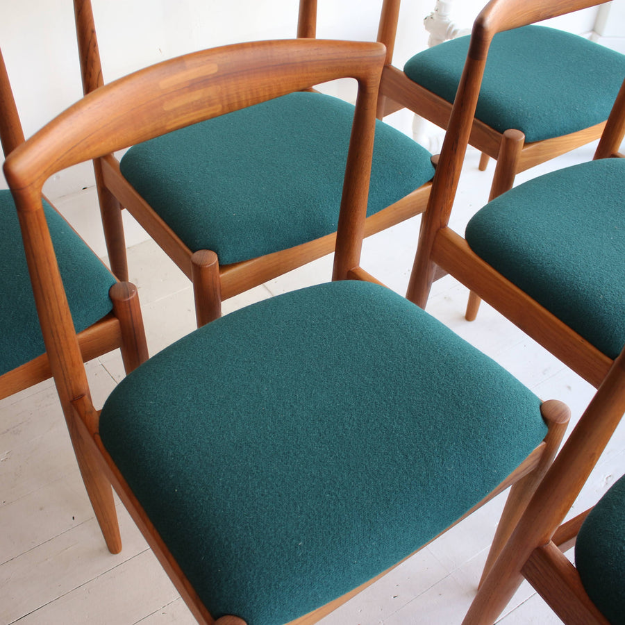 Arne Vodder teak dining chairs