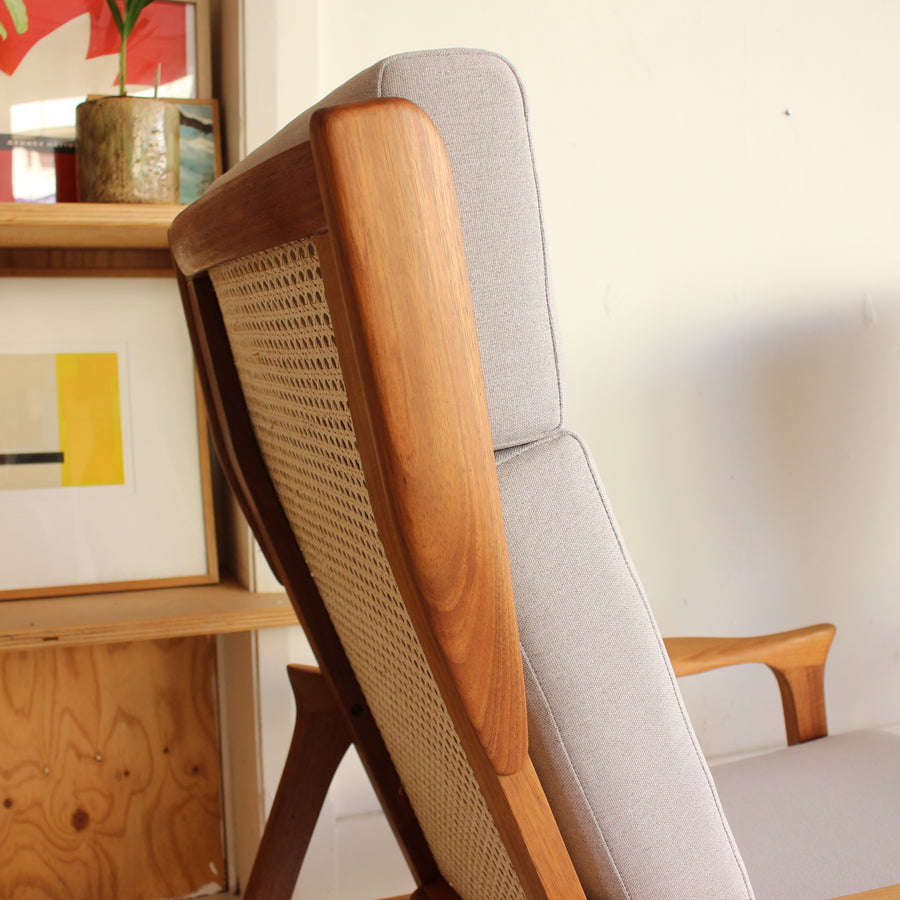 Pair Danish Deluxe Inga armchairs