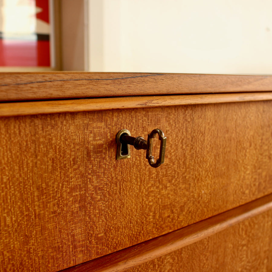 Danish teak chest of drawers ref 10046