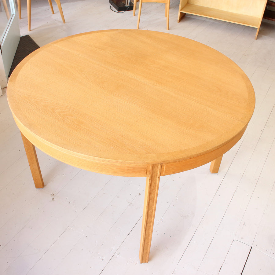 Danish oak extension dining table