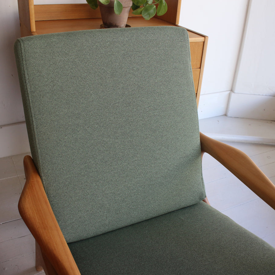 Pair FLER SC58 Australian mid century armchairs