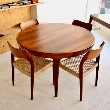Ib Kofod Larsen Brazilian rosewood dining table