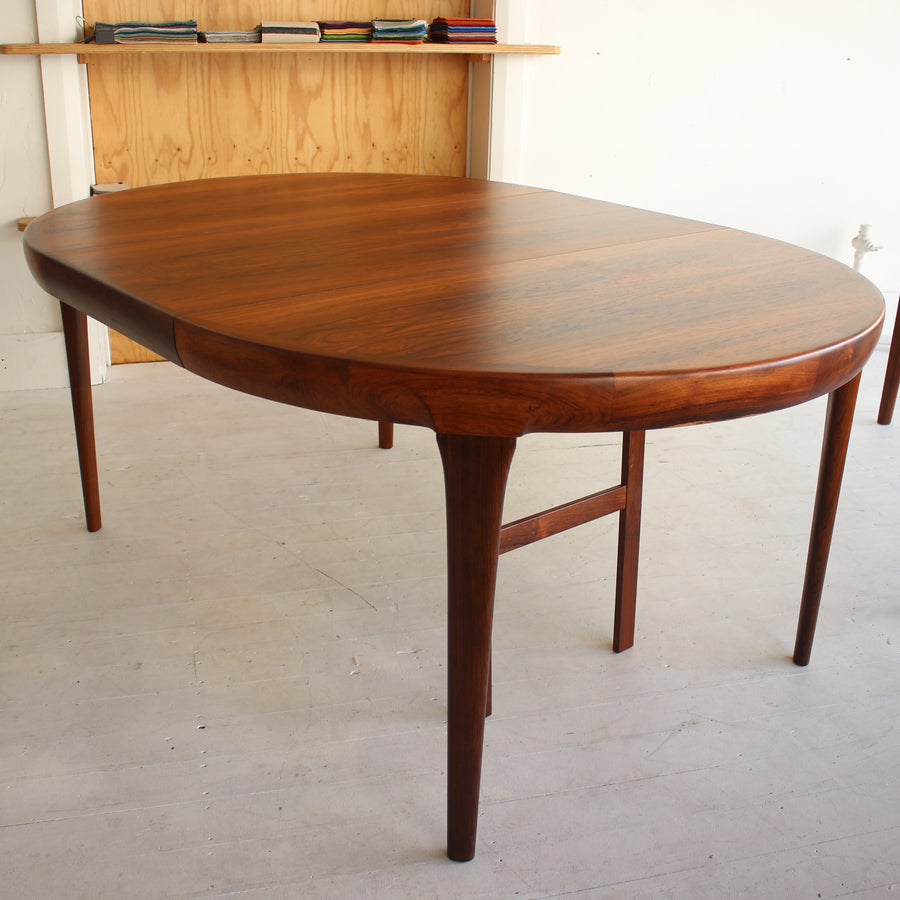 Ib Kofod Larsen Brazilian rosewood dining table