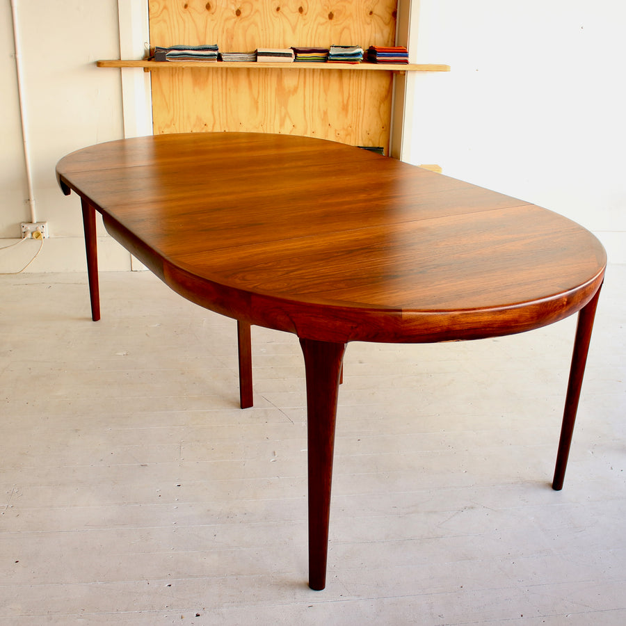 Ib Kofod Larsen Brazilian rosewood dining table