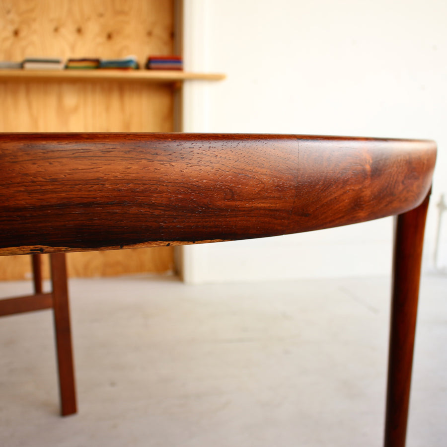Ib Kofod Larsen Brazilian rosewood dining table