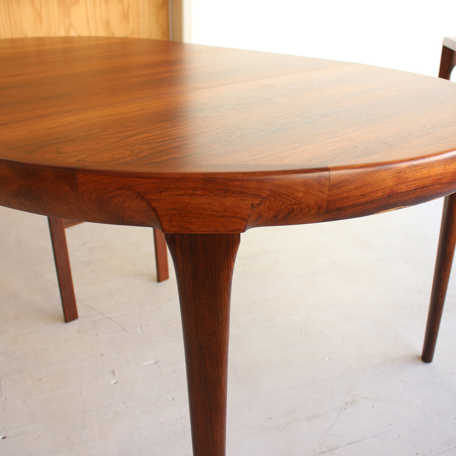 Ib Kofod Larsen Brazilian rosewood dining table