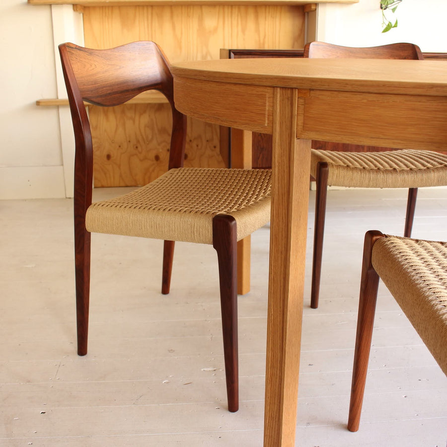 Niels Møller Model 71 rosewood dining chairs