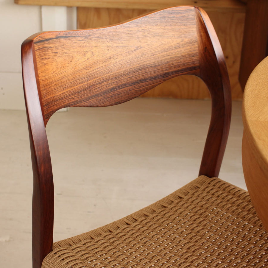 Niels Møller Model 71 rosewood dining chairs