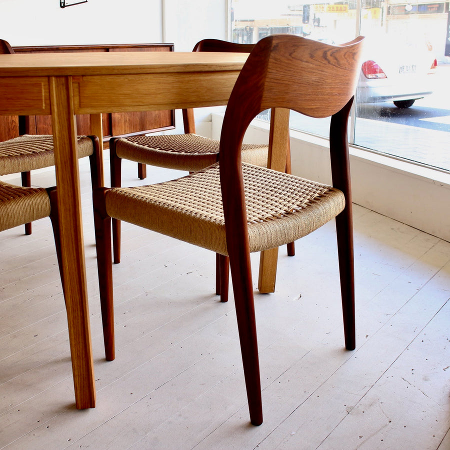 Niels Møller Model 71 rosewood dining chairs