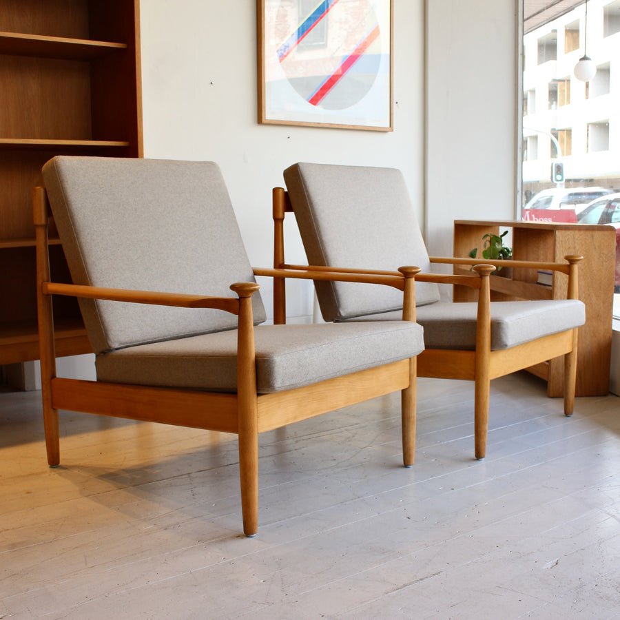 Pair Torbjorn Afdal armchairs