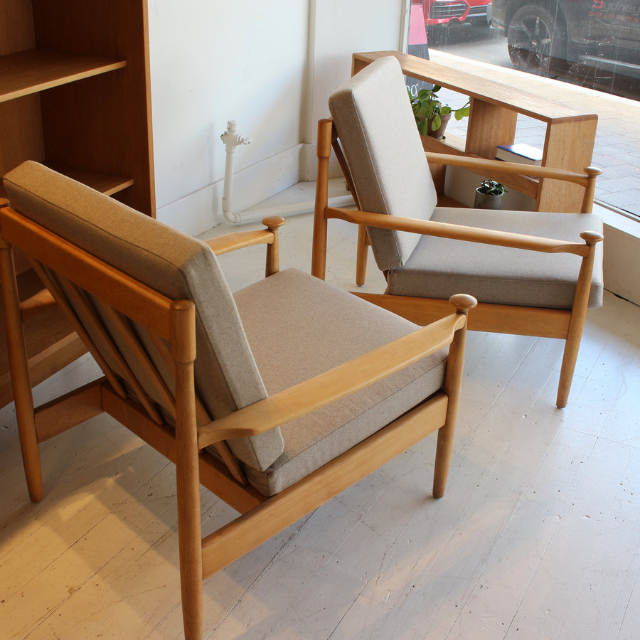 Pair Torbjorn Afdal armchairs