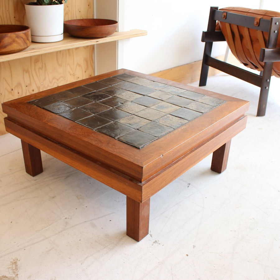 Australian Mid-century Ceramic Tile Coffee Table