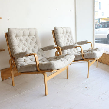 Bruno Mathsson 'Ingrid' Armchairs