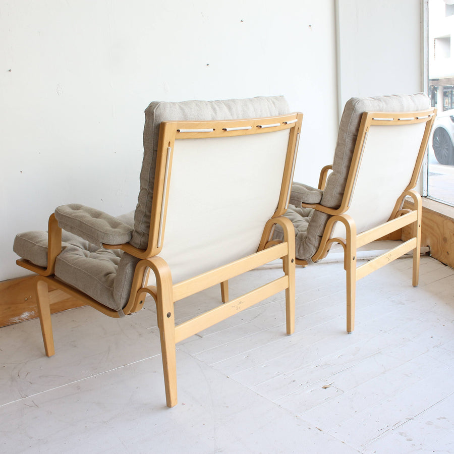 Bruno Mathsson 'Ingrid' Armchairs