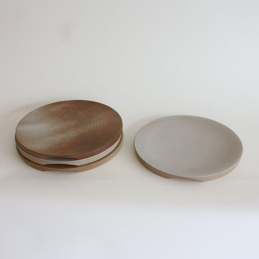 Ebony Heidenrich 'Raw' Grey Plate