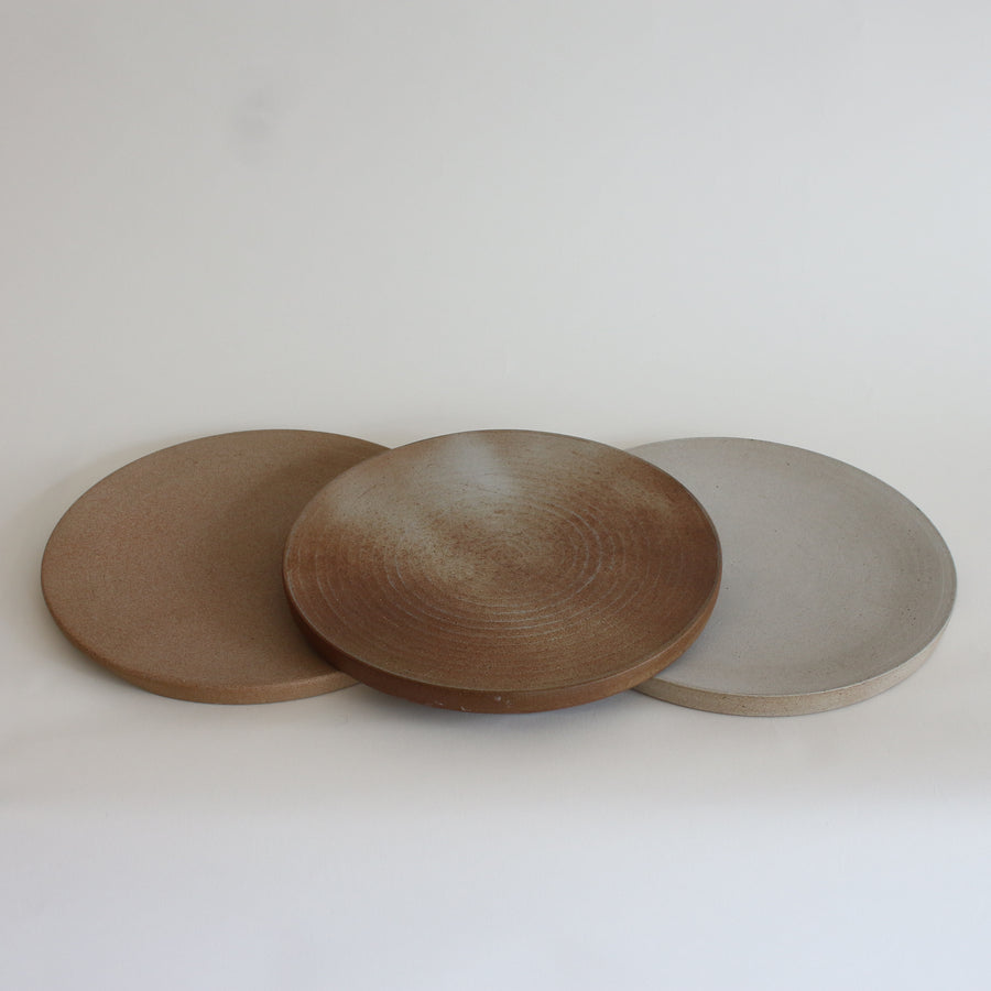 Ebony Heidenrich 'Raw' Grey Plate