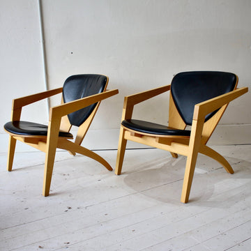 Hans J. Wegner GE460 Butterfly Chairs