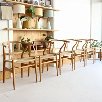 Hans J. Wegner CH24 Wishbone Dining Chairs