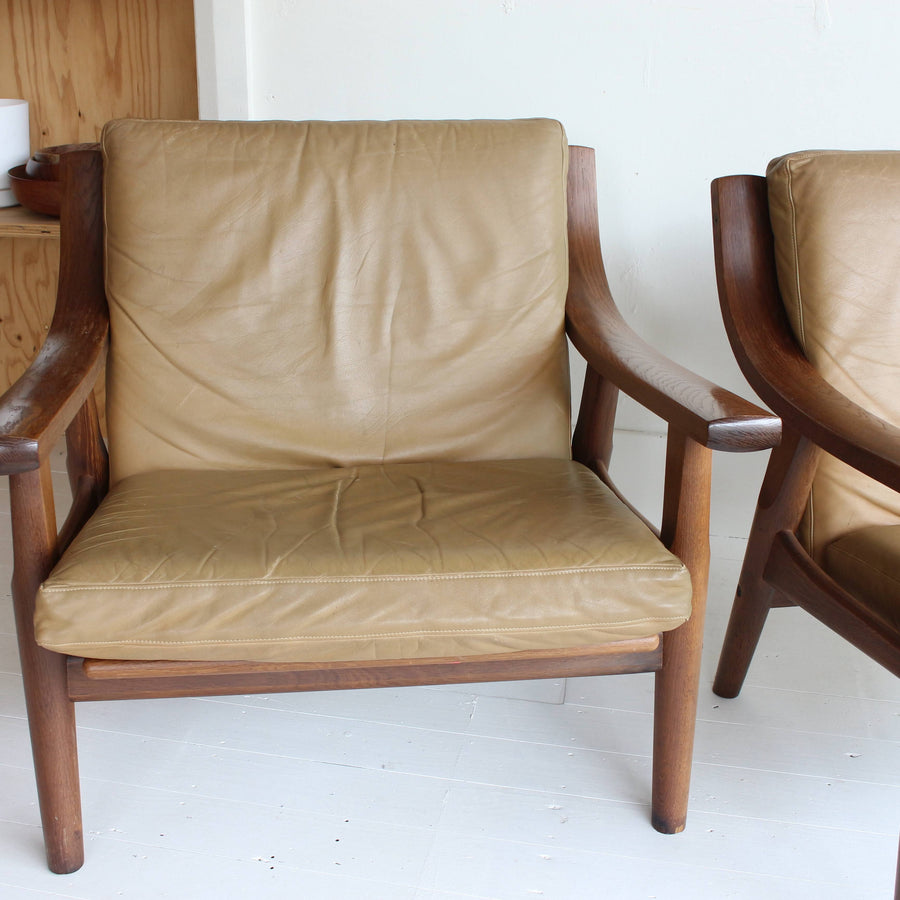 Hans J. Wegner GE530 Lowback Armchairs