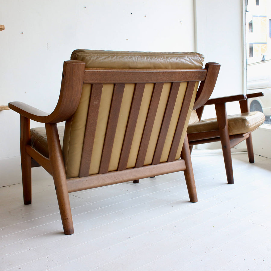 Hans J. Wegner GE530 Lowback Armchairs