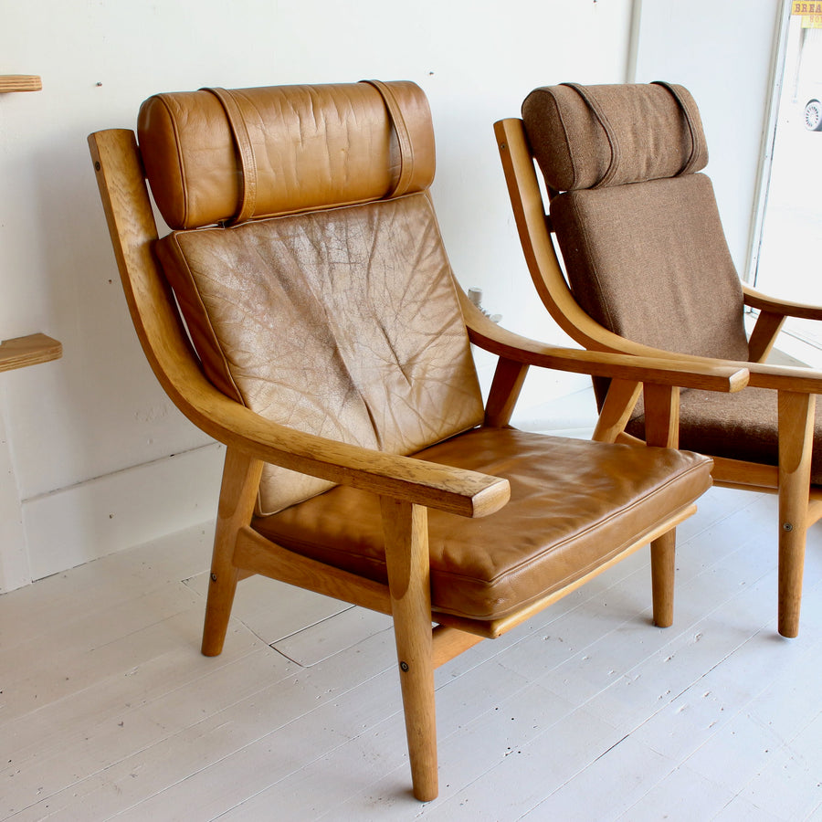 Hans J. Wegner GE530 Highback Armchairs