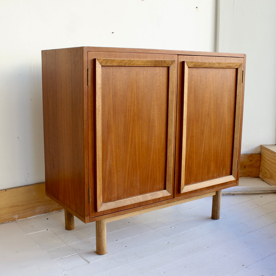 Mid century record shop cabinet