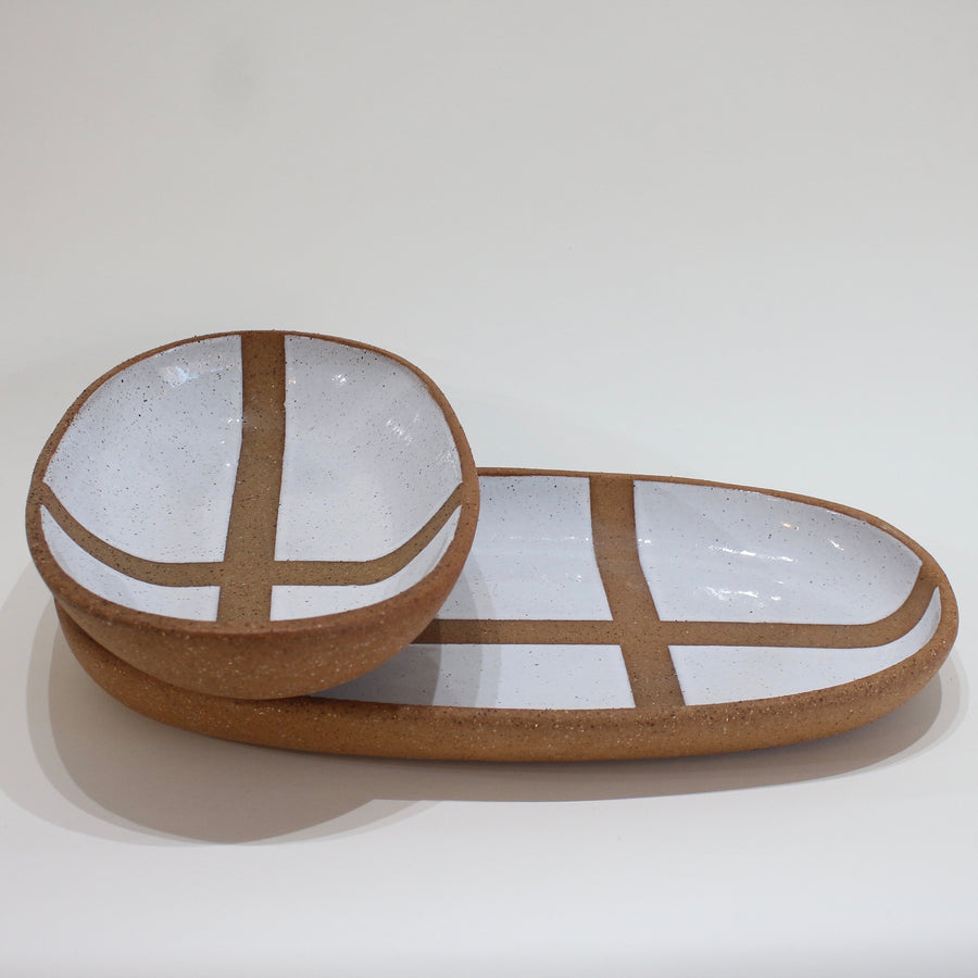 Nic Ceramics 'Swiss' Large Oval Platter
