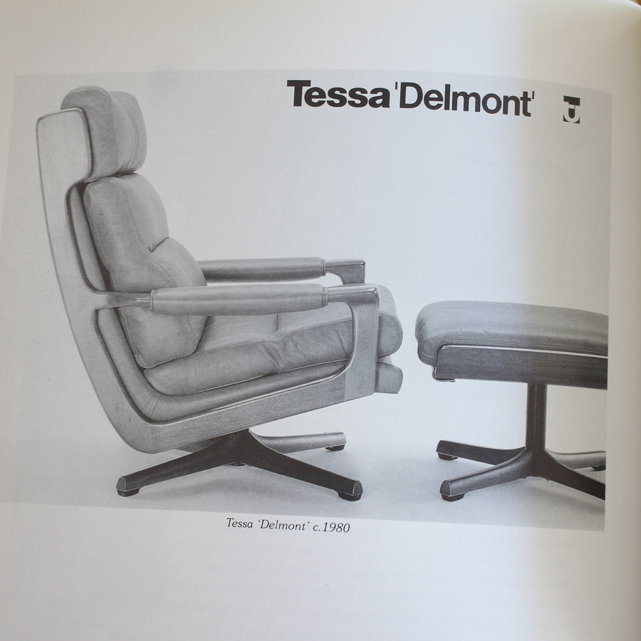 Tessa 'Delmont' Armchair and Ottomon Set
